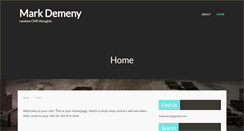 Desktop Screenshot of markdemeny.com