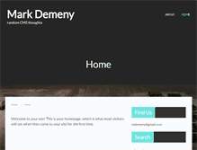 Tablet Screenshot of markdemeny.com